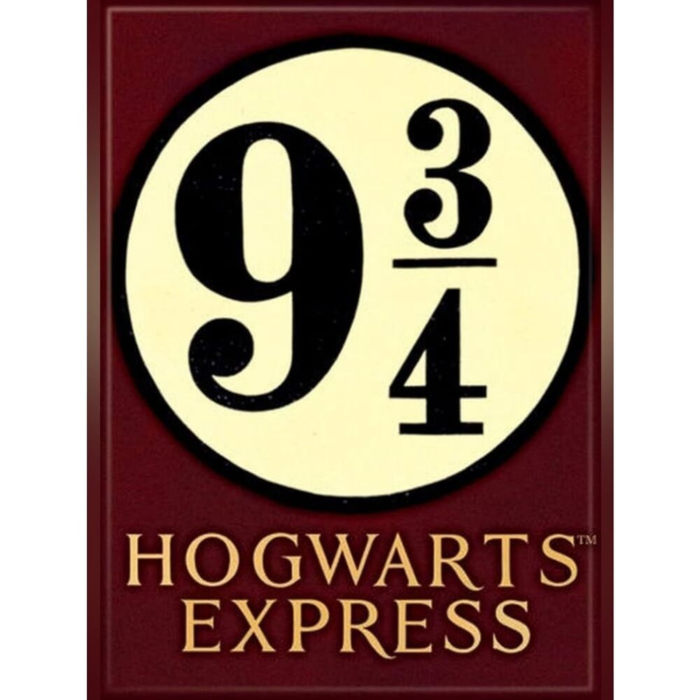 Hogwarts Express 9 3/4 Decorative Kitchen Magnet Home Kitchen Decor